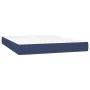 Box spring bed with blue fabric mattress 140x200 cm by vidaXL, Beds and slatted bases - Ref: Foro24-3140063, Price: 432,79 €,...