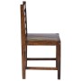 Sillas de comedor 2 unidades madera maciza reciclada