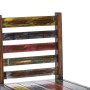 Sillas de comedor 2 unidades madera maciza reciclada