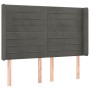 Boxspringbett mit Matratze und dunkelgrauem LED-Samt 140x190 cm von vidaXL, Betten und Lattenroste - Ref: Foro24-3139620, Pre...