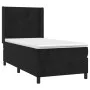 Boxspringbett mit Matratze und LED-Samt in Schwarz, 100 x 200 cm von vidaXL, Betten und Lattenroste - Ref: Foro24-3139429, Pr...