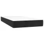 Boxspringbett mit Matratze und LED-Samt in Schwarz, 100 x 200 cm von vidaXL, Betten und Lattenroste - Ref: Foro24-3139429, Pr...