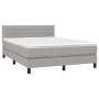 Boxspringbett mit hellgrauer Stoffmatratze 140x190 cm von vidaXL, Betten und Lattenroste - Ref: Foro24-3140129, Preis: 452,82...