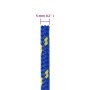 Cuerda de barco polipropileno azul 5 mm 500 m