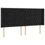 Box spring bed with mattress and LED black velvet 200x200 cm by vidaXL, Beds and slatted bases - Ref: Foro24-3139765, Price: ...