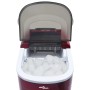 Máquina para hacer cubitos de hielo rojo 2,4 L 15 kg / 24 h