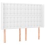 Boxspringbett mit Matratze und LED-weißem Kunstleder 140x190 cm von vidaXL, Betten und Lattenroste - Ref: Foro24-3139380, Pre...