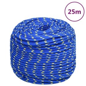 Cuerda de barco polipropileno azul 8 mm 25 m