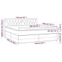 Box spring bed with light gray fabric mattress 160x200 cm by vidaXL, Beds and slatted bases - Ref: Foro24-3140305, Price: 511...
