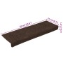 Felpudos autoadhesivos para escaleras, 15 unidades, 65 x 21 x 4