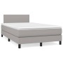 Boxspringbett mit hellgrauer Stoffmatratze 120x200 cm von vidaXL, Betten und Lattenroste - Ref: Foro24-3139881, Preis: 356,57...