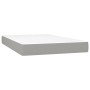 Boxspringbett mit hellgrauer Stoffmatratze 120x200 cm von vidaXL, Betten und Lattenroste - Ref: Foro24-3139881, Preis: 356,57...