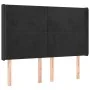 Box spring bed with mattress and LED black velvet 140x190 cm by vidaXL, Beds and slatted bases - Ref: Foro24-3139441, Price: ...