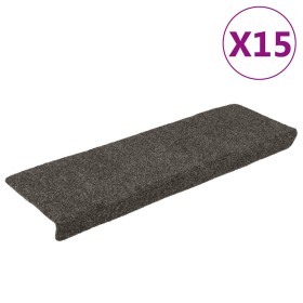 Felpudos autoadhesivos para escaleras, 15 unidades, 65 x 21 x 4