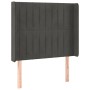 Cama box spring colchón y LED terciopelo gris oscuro 90x200 cm de vidaXL, Camas y somieres - Ref: Foro24-3139662, Precio: 346...