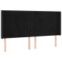 Cama box spring colchón y LED terciopelo negro 200x200 cm de vidaXL, Camas y somieres - Ref: Foro24-3139705, Precio: 648,55 €...