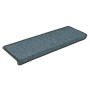 Alfombrillas para escaleras 15 unidades 65x21x4 cm Verde oscuro