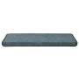 Alfombrillas para escaleras 15 unidades 65x21x4 cm Verde oscuro
