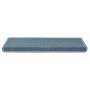 Alfombrillas para escaleras 15 unidades 65x21x4 cm Azul Mar