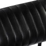 Schwarzer Schaukelstuhl aus echtem Leder von vidaXL, Schaukelstühle - Ref: Foro24-282905, Preis: 156,84 €, Rabatt: %