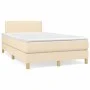 Boxspringbett mit cremefarbener Stoffmatratze 120x200 cm von vidaXL, Betten und Lattenroste - Ref: Foro24-3140446, Preis: 370...