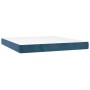 Boxspringbett mit Matratze und LED dunkelblauem Samt 180x200 cm von vidaXL, Betten und Lattenroste - Ref: Foro24-3139761, Pre...