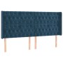 Boxspringbett mit Matratze und LED dunkelblauem Samt 180x200 cm von vidaXL, Betten und Lattenroste - Ref: Foro24-3139761, Pre...