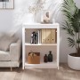 Massiver Kiefernholzschrank in Weiß 60x34x75 cm von vidaXL, Sideboards - Ref: Foro24-813346, Preis: 84,75 €, Rabatt: %