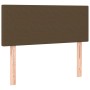 Box spring bed with dark brown fabric mattress 120x200 cm by vidaXL, Beds and slatted bases - Ref: Foro24-3140444, Price: 363...