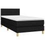 Box spring bed with black fabric mattress 100x200 cm by vidaXL, Beds and slatted bases - Ref: Foro24-3140435, Price: 307,68 €...