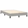 Box spring bed with light gray fabric mattress 120x200 cm by vidaXL, Beds and slatted bases - Ref: Foro24-3140041, Price: 369...