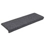 Alfombrillas para escaleras 15 unidades 65x21x4 cm Gris oscuro