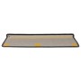 Alfombrillas para escaleras 15 unidades 65x21x4 cm Gris oscuro