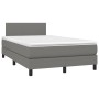 Boxspringbett mit dunkelgrauer Stoffmatratze 120x200 cm von vidaXL, Betten und Lattenroste - Ref: Foro24-3139882, Preis: 414,...
