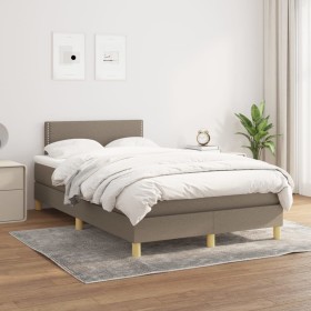 Boxspringbett mit taupegrauer Stoffmatratze 120x200 cm von vidaXL, Betten und Lattenroste - Ref: Foro24-3140525, Preis: 353,7...