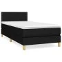 Box spring bed with black fabric mattress 90x200 cm by vidaXL, Beds and slatted bases - Ref: Foro24-3140507, Price: 282,16 €,...