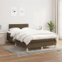 Box spring bed with dark brown fabric mattress 120x200 cm by vidaXL, Beds and slatted bases - Ref: Foro24-3140524, Price: 357...