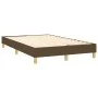 Box spring bed with dark brown fabric mattress 120x200 cm by vidaXL, Beds and slatted bases - Ref: Foro24-3140524, Price: 357...