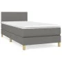 Box spring bed with dark gray fabric mattress 80x200 cm by vidaXL, Beds and slatted bases - Ref: Foro24-3140490, Price: 290,9...