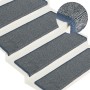 Alfombrillas para escaleras 15 unidades 65x21x4 cm Gris claro y