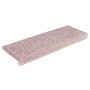 Alfombrillas para escaleras 15 unidades 65x21x4 cm Rosa claro
