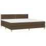 Boxspringbett mit dunkelbrauner Stoffmatratze 200x200 cm von vidaXL, Betten und Lattenroste - Ref: Foro24-3140564, Preis: 578...