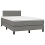 Box spring bed with dark gray fabric mattress 120x200 cm by vidaXL, Beds and slatted bases - Ref: Foro24-3139962, Price: 408,...