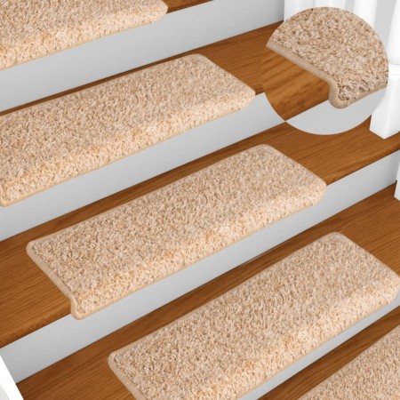 Alfombrillas para escaleras 15 unidades 65x21x4 cm Borde