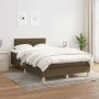 Boxspringbett mit dunkelbrauner Stoffmatratze 120x200 cm von vidaXL, Betten und Lattenroste - Ref: Foro24-3140604, Preis: 369...
