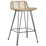 Küchenhocker 2 Einheiten aus natürlichem Rattan von vidaXL, Küchenhocker - Ref: Foro24-285232, Preis: 233,35 €, Rabatt: %