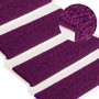Alfombrillas para escaleras 15 unidades 65x21x4 cm Rosa Borde