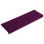 Alfombrillas para escaleras 15 unidades 65x21x4 cm Rosa Borde