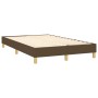Box spring bed with dark brown fabric mattress 120x200 cm by vidaXL, Beds and slatted bases - Ref: Foro24-3140604, Price: 377...