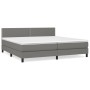 Boxspringbett mit dunkelgrauer Stoffmatratze 200x200 cm von vidaXL, Betten und Lattenroste - Ref: Foro24-3140002, Preis: 556,...